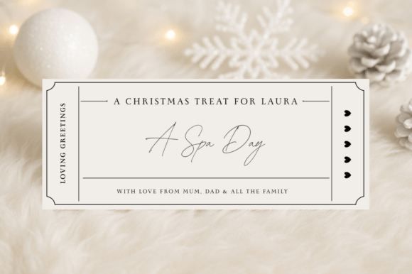 Christmas Gift Coupon Template