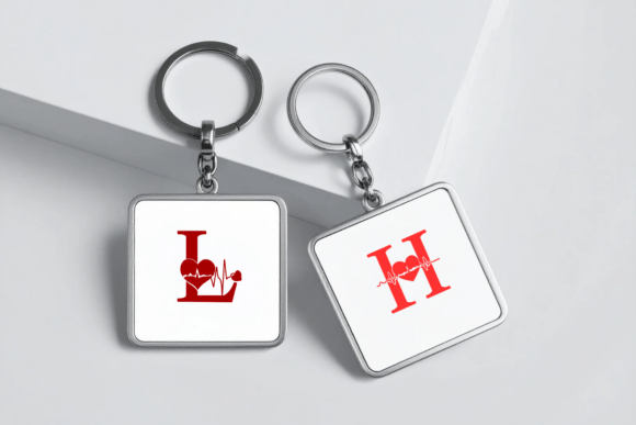 Love Heartbeat Font PNG with transparent background - Preview 2