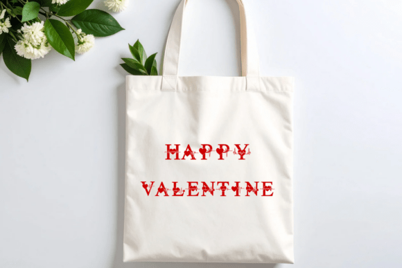 Love Heartbeat Font PNG with transparent background - Preview 3
