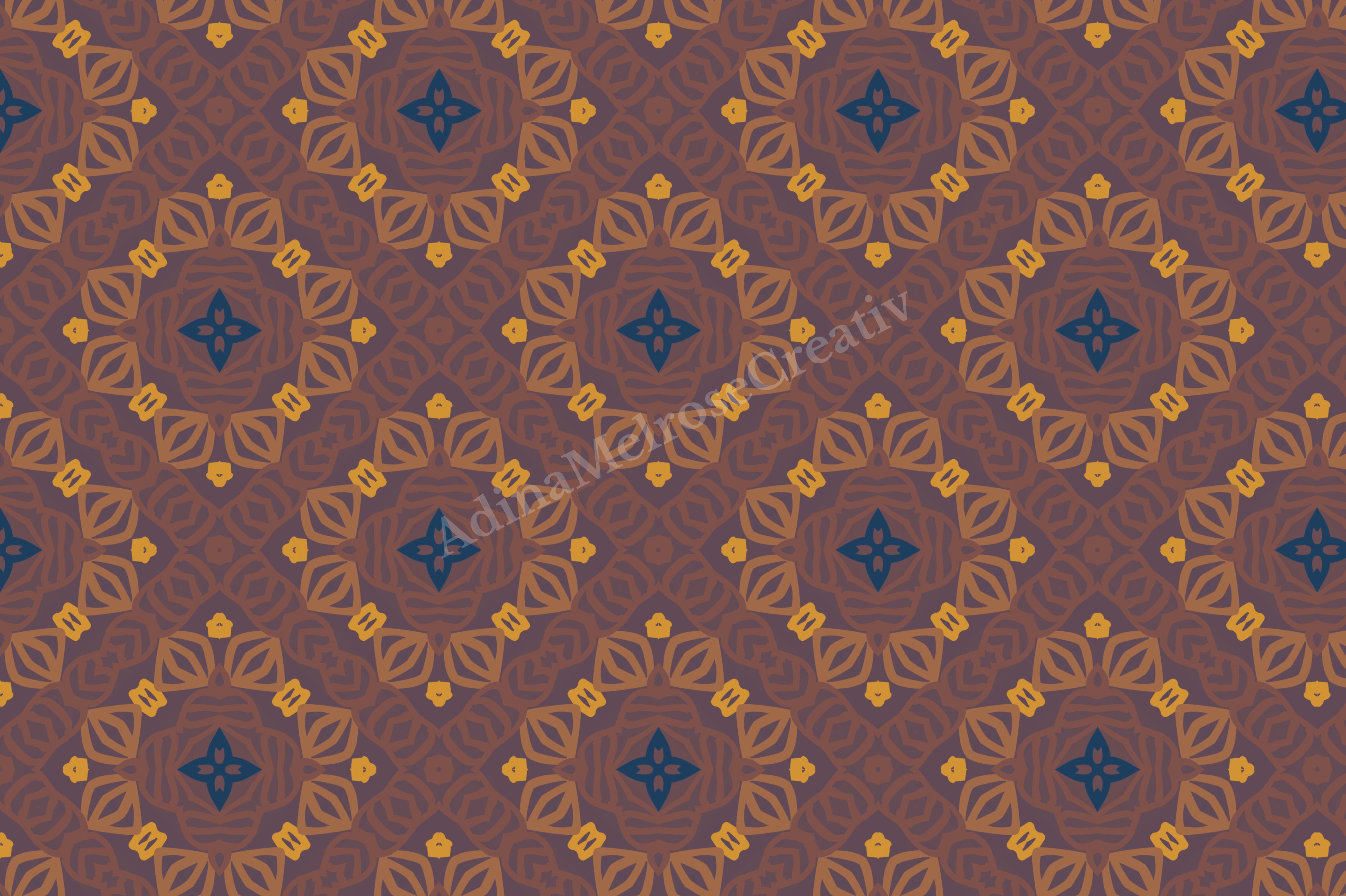 Mandala Geometric Seamless Pattern