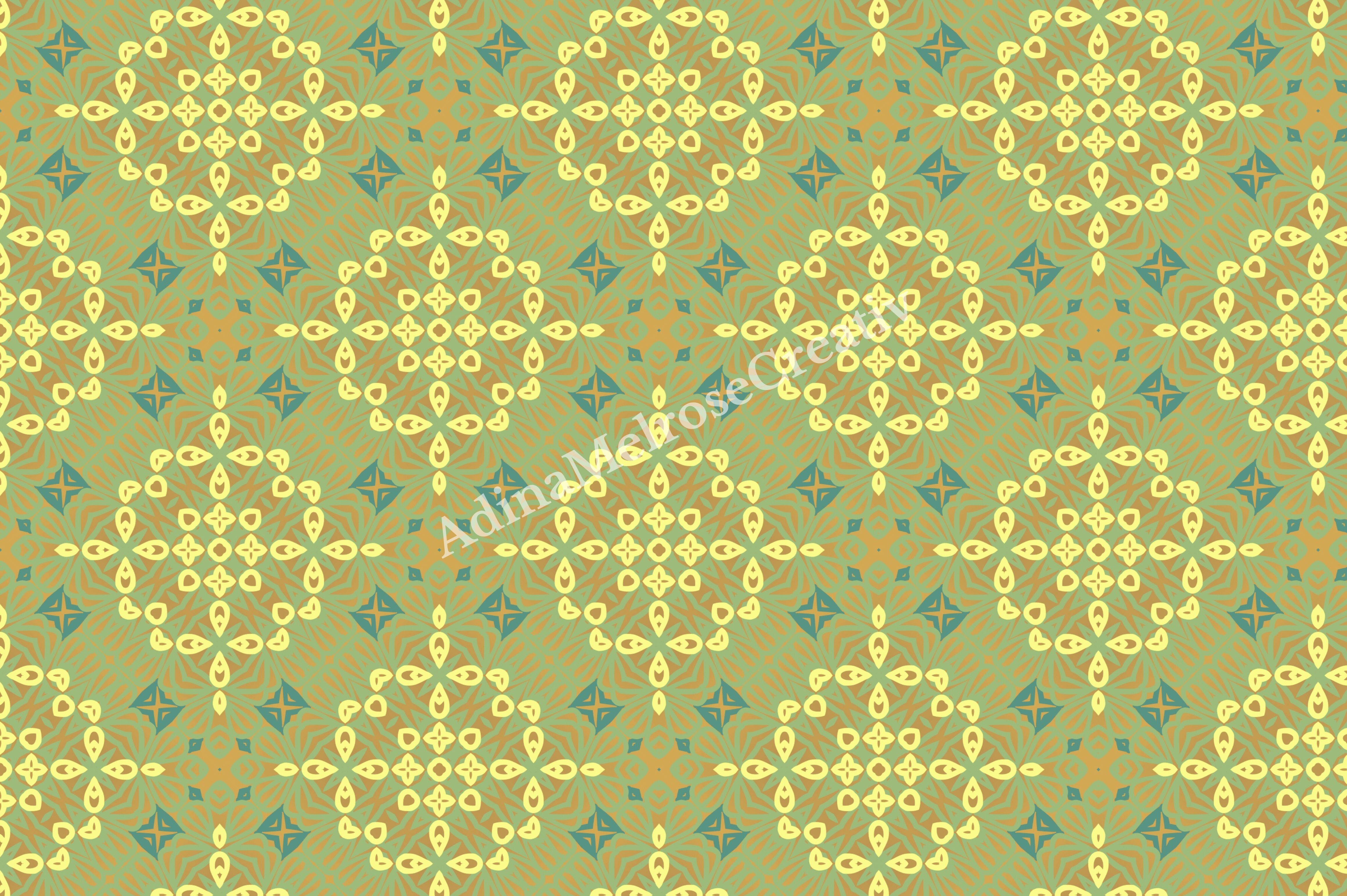 Mandala Lace Geometric Seamless Pattern