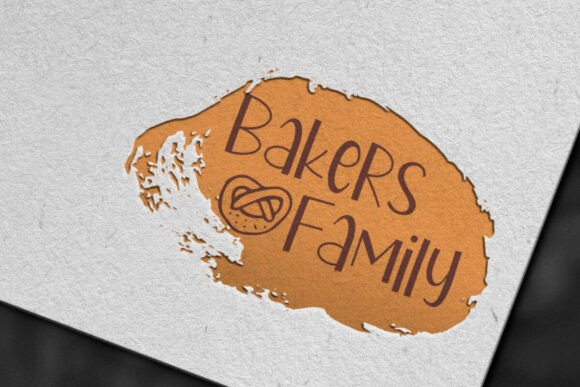 Pumpkin Donut Font PNG with transparent background - Preview 3
