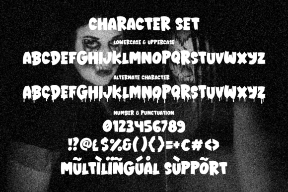 Rattle Dread Font PNG with transparent background - Preview 4