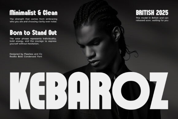 Reziko Font PNG with transparent background - Preview 2