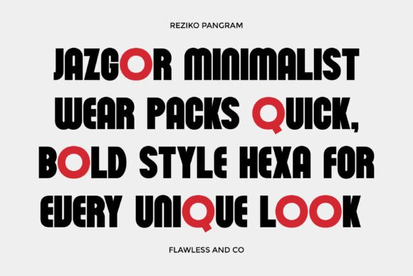 Reziko Font PNG with transparent background - Preview 3