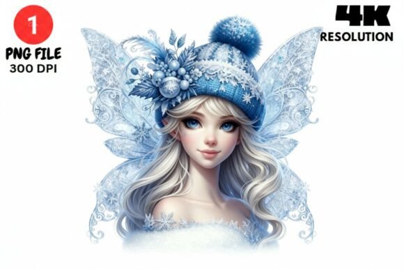 Winter Fairy PNG Clipart Blue Ice Graphic by rabiulalam97677 · Creative ...