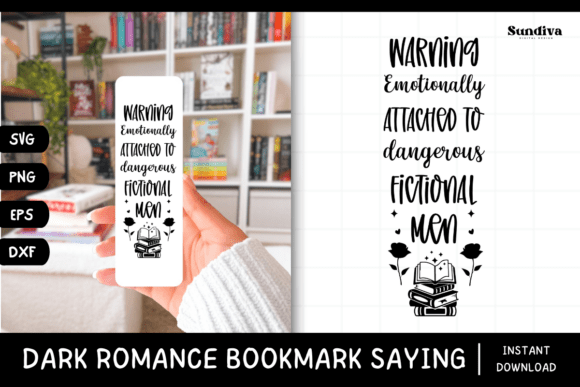 Dark Romance Bookmark Saying SVG 37