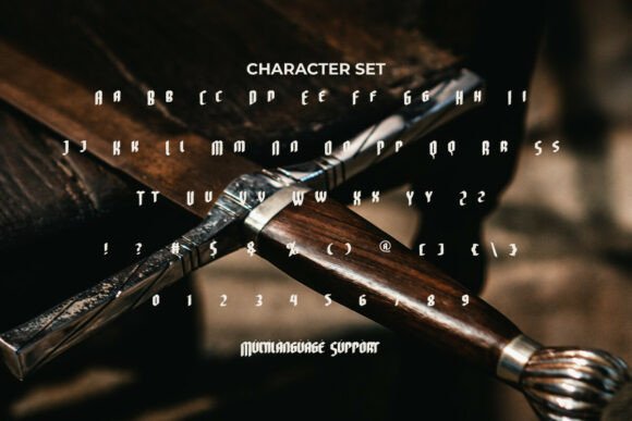 Knights Font font preview - 5