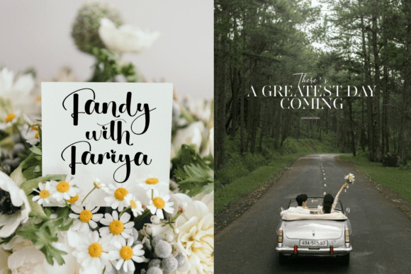 Angela Fairy Font PNG with transparent background - Preview 3