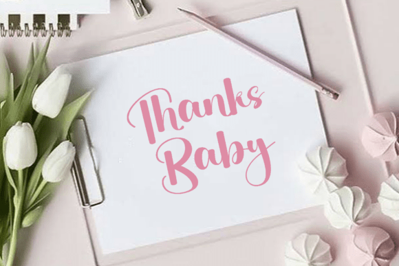 Angela Fairy Font PNG with transparent background - Preview 4