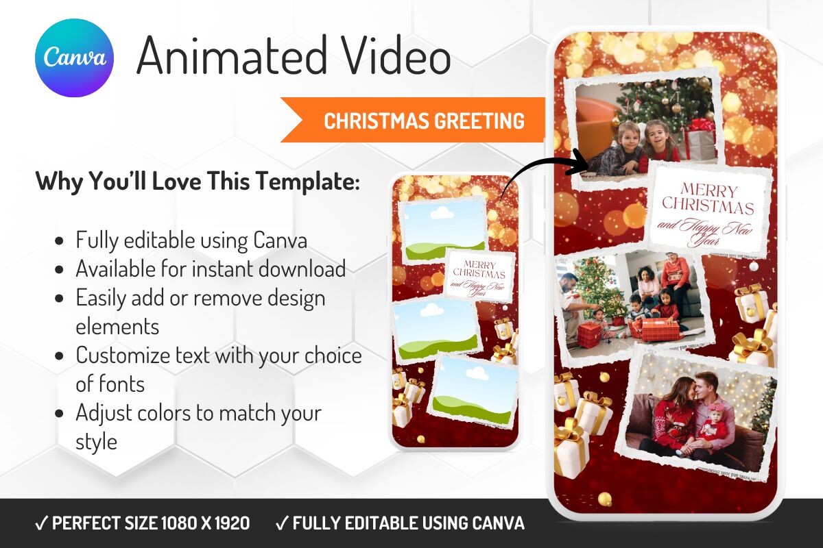 Christmas Greeting Animated Video Style 02