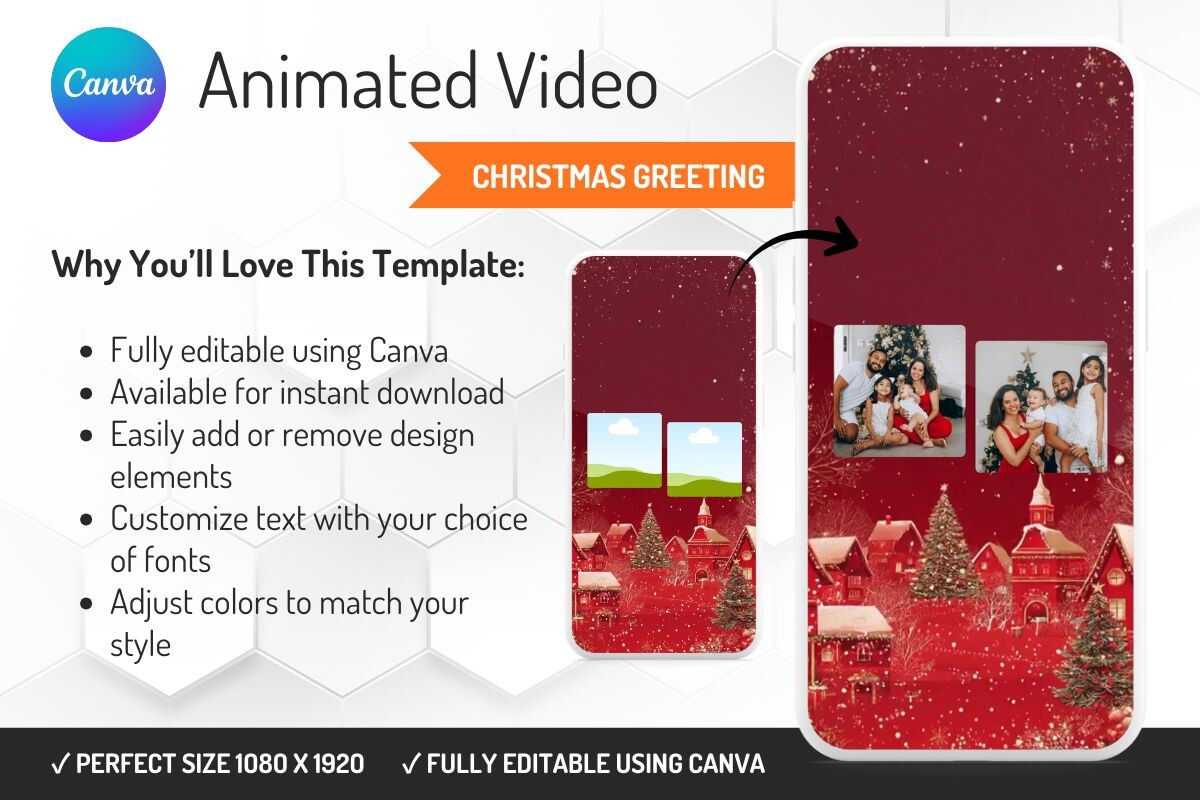 Christmas Greeting Animated Video Style 01