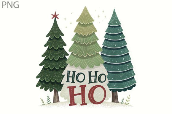 Christmas Tree Ho Ho Ho Sublimation