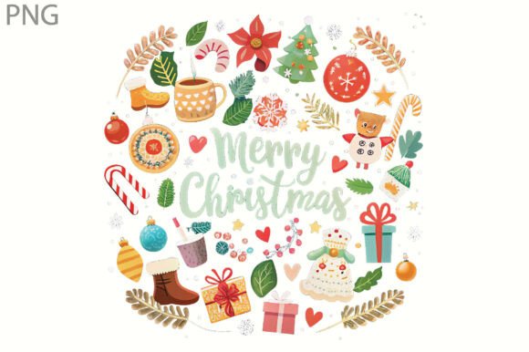 Merry Christmas PNG Sublimation