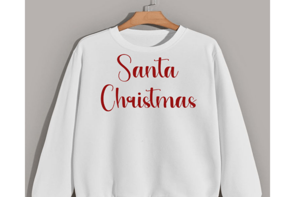 Santa Harmony Font PNG with transparent background - Preview 1