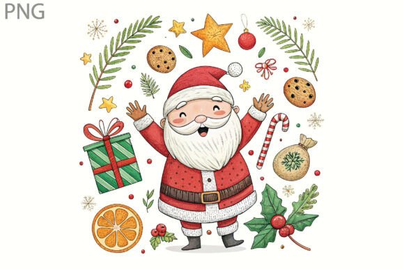 Vintage Merry Christmas PNG Sublimation