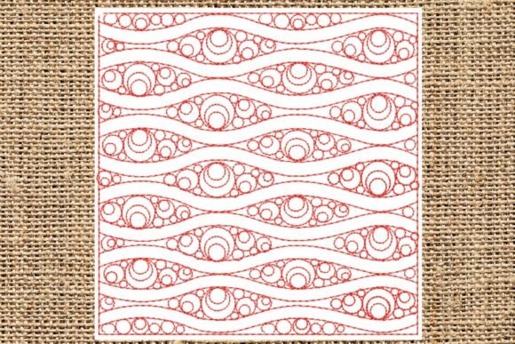 Bars and Circles Block - Six Sizes