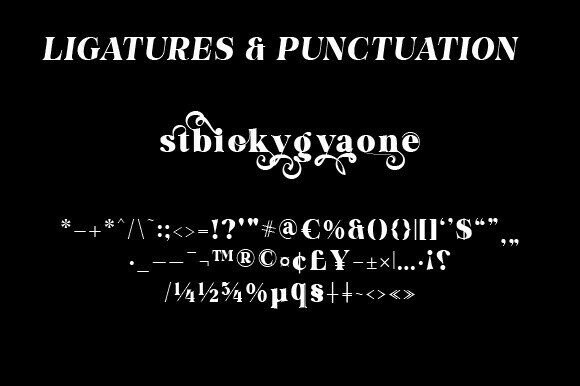 Bistok Font - Preview 6