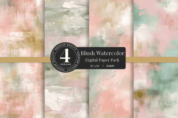 Blush Watercolor Background Paper Illustration Fonds d'Écran Par Luv Bijou