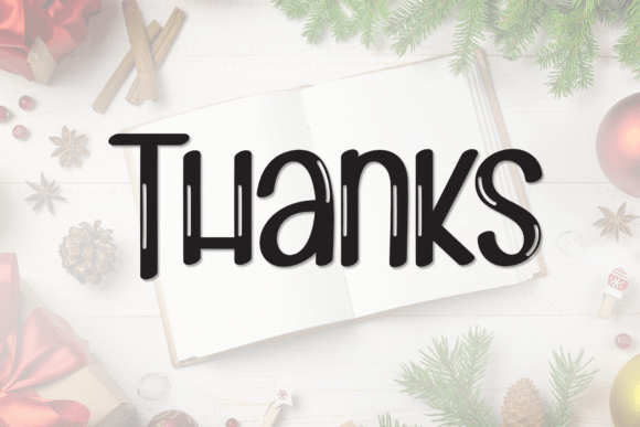 Book Christmas Font - Preview 6