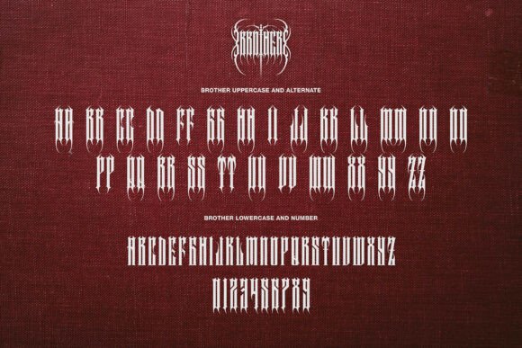 Brother Font Font - Preview 3