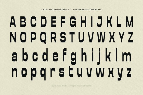 Caymons Font - Preview 1