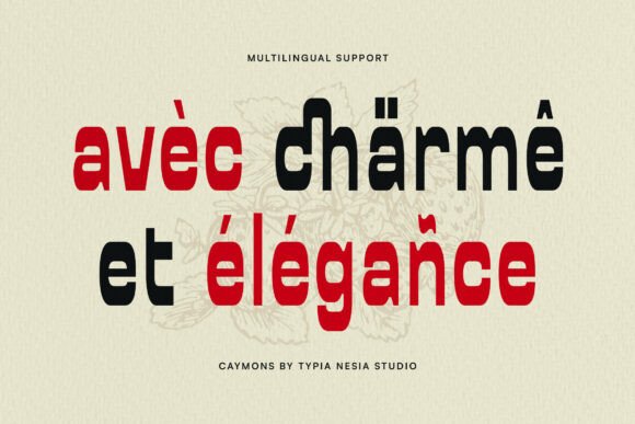 Caymons Font - Preview 3