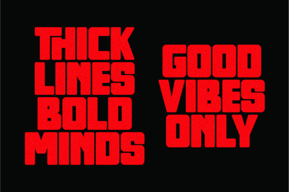 Chunky Font - Preview 3