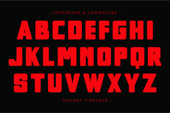 Chunky Font - Preview 4