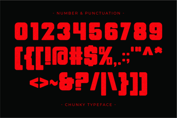 Chunky Font - Preview 5