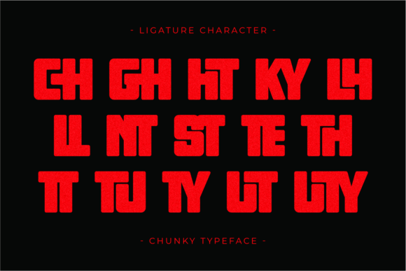 Chunky Font - Preview 6