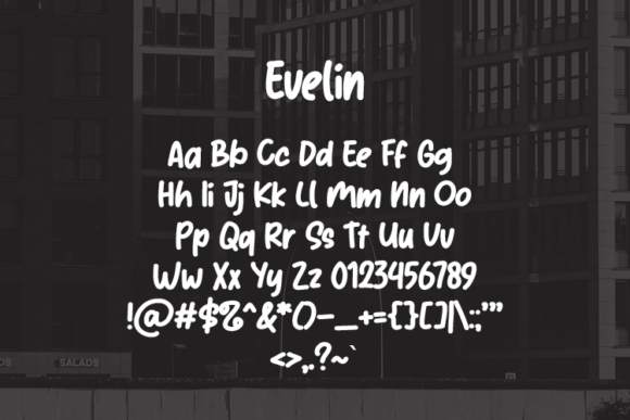 Evelin Font - Preview 1
