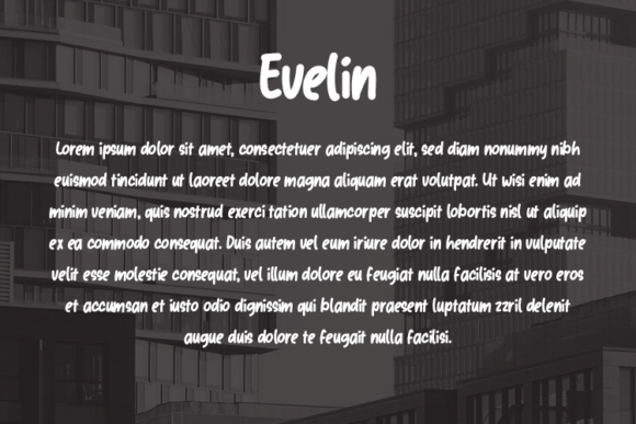Evelin Font - Preview 2