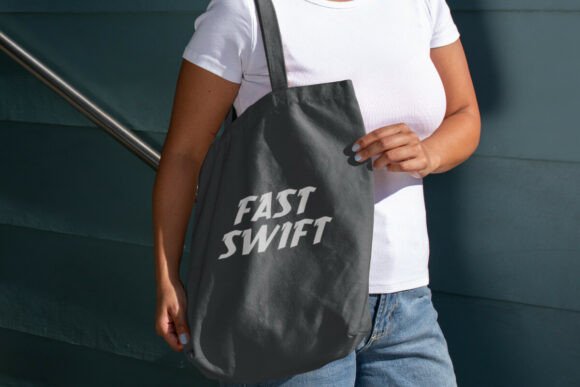 Fast Swift Font PNG with transparent background - Preview 1