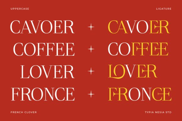 French Clover Font - Preview 4