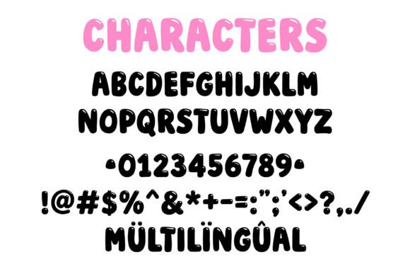 Gum Drop Pop Font - Preview 1