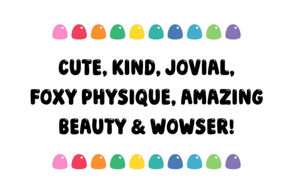 Gum Drop Pop Font - Preview 3