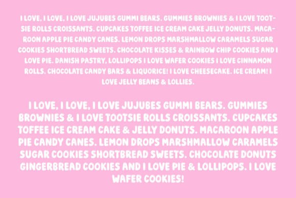 Gum Drop Pop Font - Preview 4