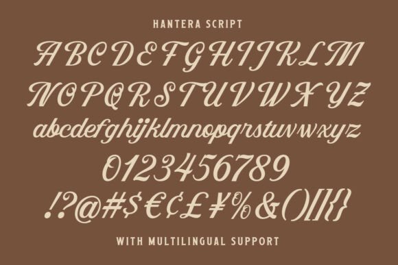 Hantera Font PNG with transparent background - Preview 2