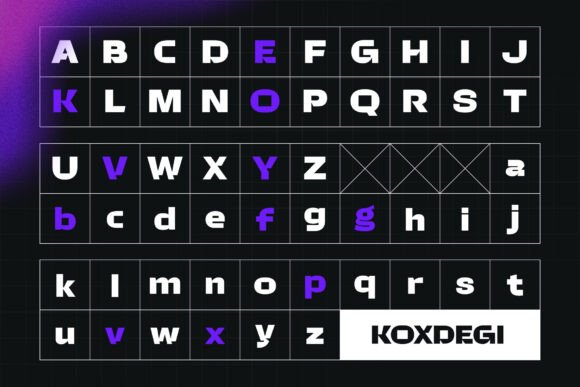 Koxdegi Font PNG with transparent background - Preview 1