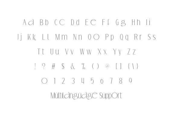 Leona Ivory Font PNG with transparent background - Preview 4