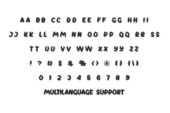 Mata Air Font PNG with transparent background - Preview 4