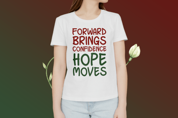 Positive Progress Font PNG with transparent background - Preview 2