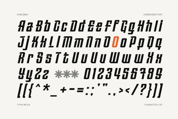 Sholedax Font font preview - 1