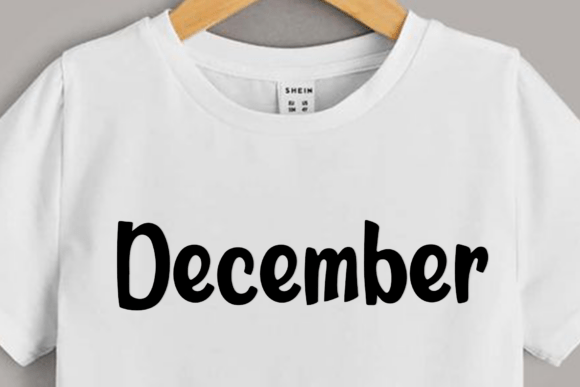 Simple Bold Font PNG with transparent background - Preview 6