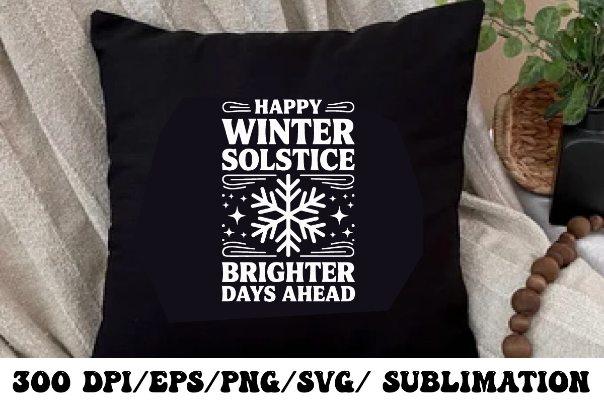 Brighter Days Ahead Seasonal Quote Desig