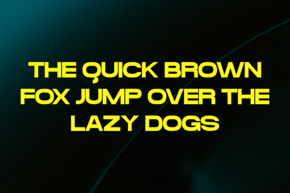 Dangerous Font - Preview 3