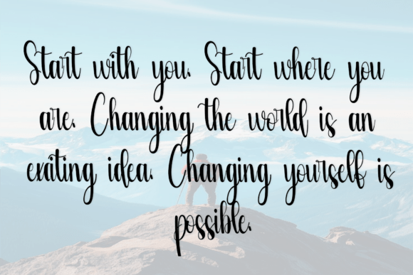 Engagement Font - Preview 3