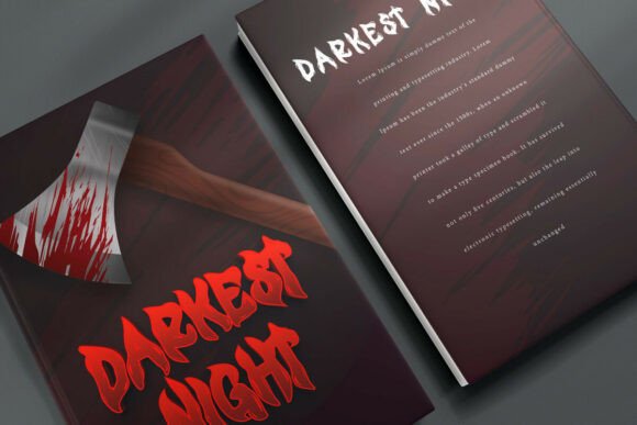 Evilmax Font PNG with transparent background - Preview 1