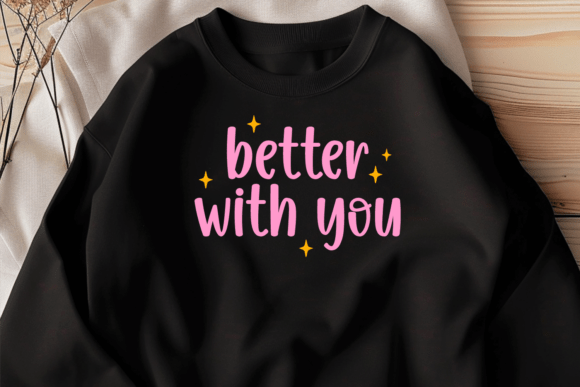 Farmhouse Valentine's Font PNG with transparent background - Preview 4